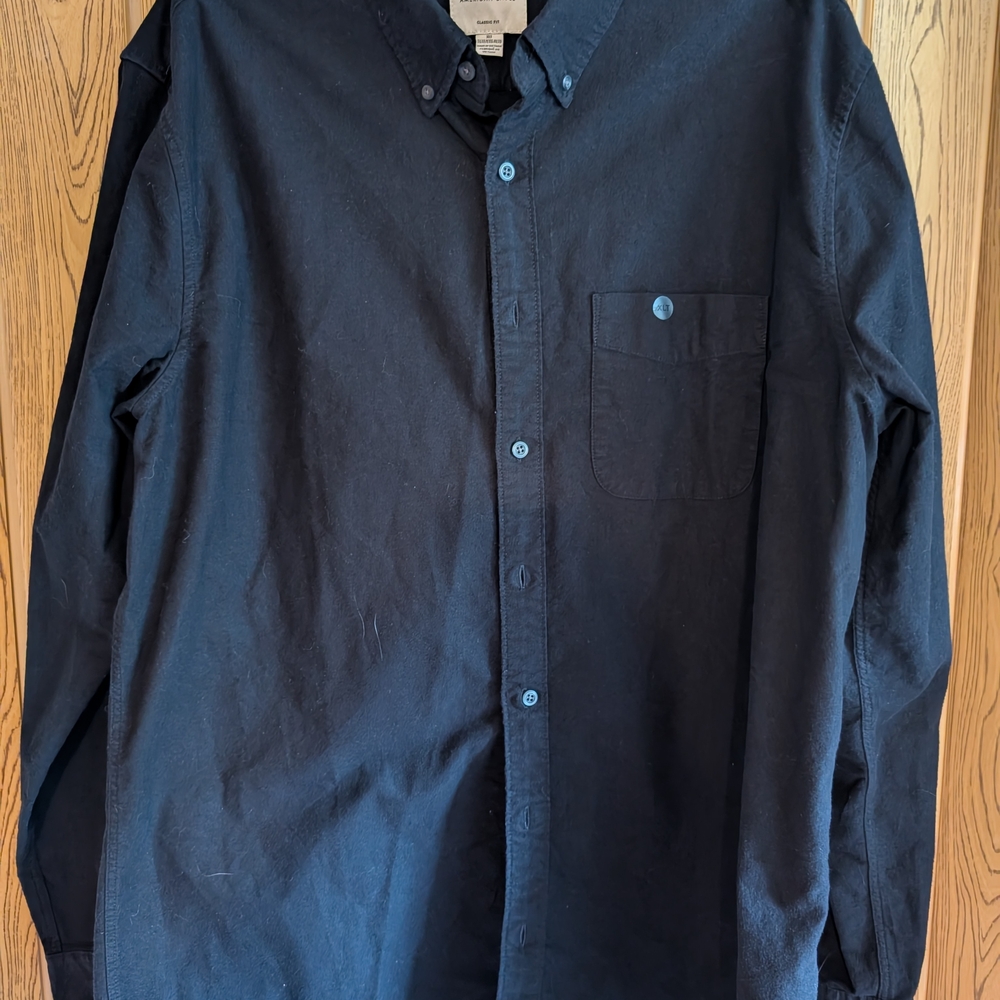 Brand New With Tags Men's American Eagle Black Shirt Size XLT